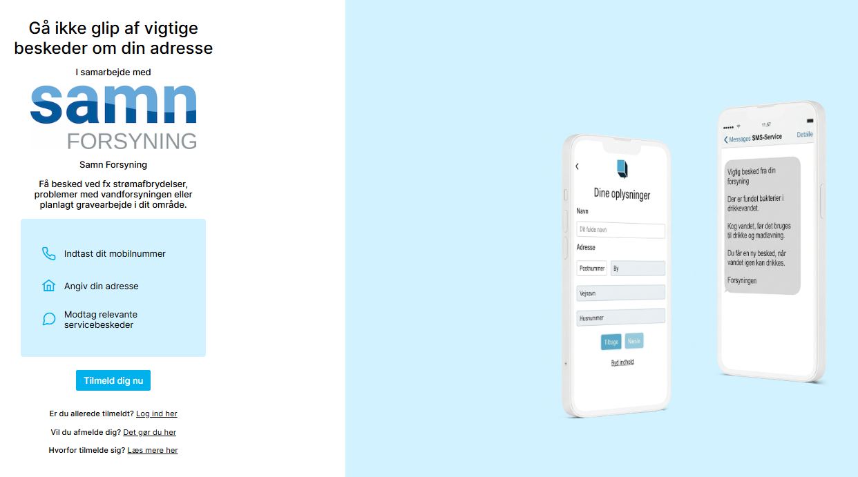 SMS service billede